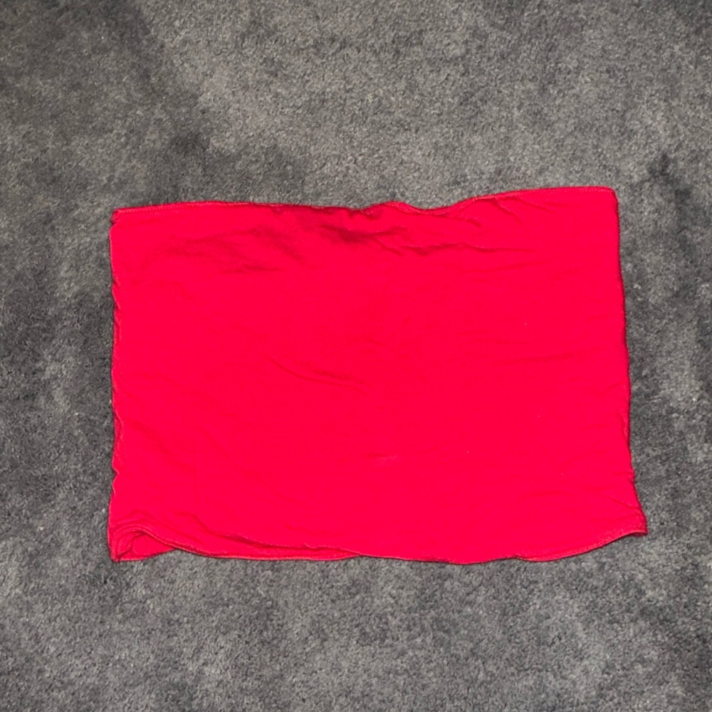 Red Tube Top from Hollister
